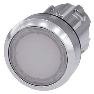 SIEMENS IŞIKLANDIRILABILIR YAY DÖNÜŞLÜ METAL BUTON KAFASI BEYAZ