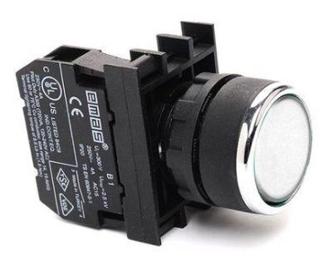 EMAS 22MM BUTON ÇİFT DEV BEYAZ B102DB