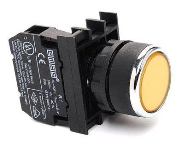 EMAS 22MM BUTON ÇİFT DEV SARI B102DS