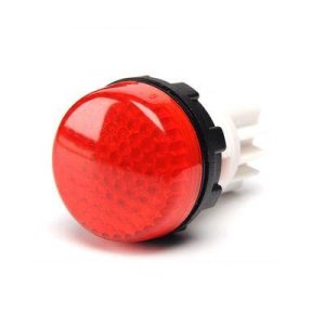 EMAS 22MM SİNYAL LAMBASI KIRMIZI KORUMALI S222K