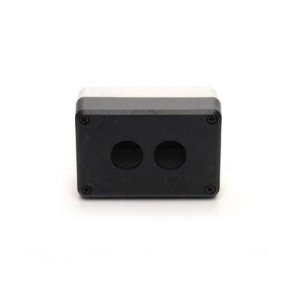 EMAS SİYAH-GRİ PLASTİK KUTU İKİLİ BOŞ P2BOS