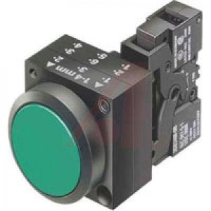 SIEMENS KOMPLE IŞIKLI LEDLİ 24V 1NC YEŞİL