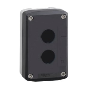 SCHNEIDER ELECTRIC 2 DELİKLİ BUTON KUTUSU AÇIK GRİ TABAN KOYU GRİ KAPAK