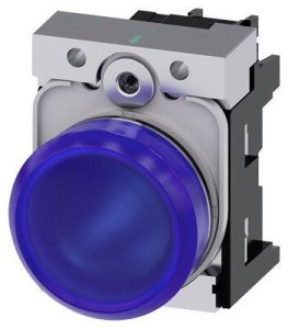 SIEMENS SİRİUS ACT METAL KOMPLE SİNYAL LAMBALAR MAVİ 24VAC/DC