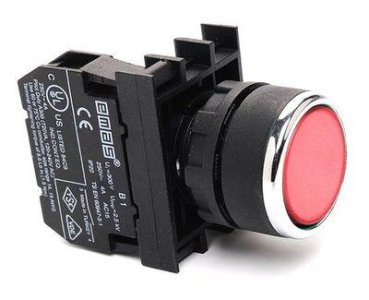 EMAS 22MM BUTON ÇİFT DEV KIRMIZI B102DK