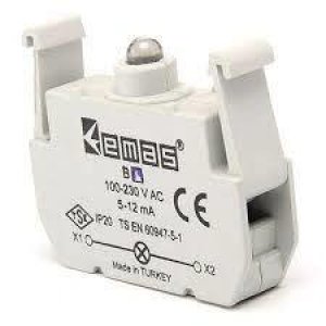 EMAS SİNYAL YEŞİL LEDLİ BLOK 250 BY