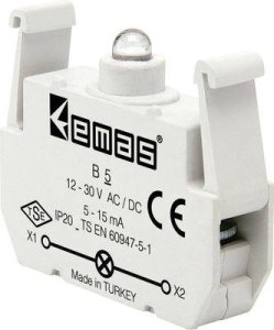 EMAS LEDLİ SİNYAL BLOK BEYAZ B5