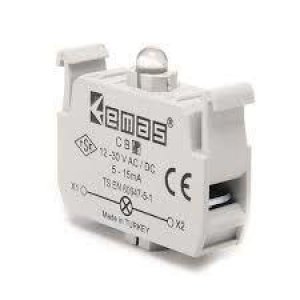 EMAS LEDLİ SİNYAL BLOK SARI 12-30V AC/DC CB8