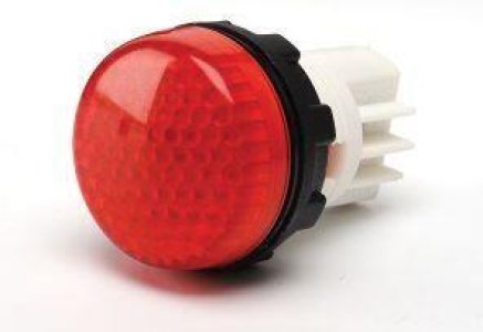 EMAS 22MM SİNYAL LAMBASI KIRMIZI KORUMALI LEDLİ S222LK