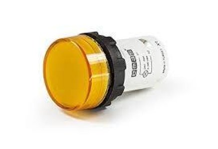 EMAS LEDLİ MONOBLOK SİNYAL LAMBASI SARI MB SERİSİ 24VDC MBSD024S