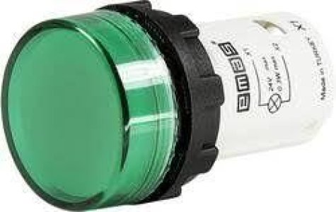 EMAS MB SERİSİ LEDLİ MONOBLOK SİNYAL LAMBASI YEŞİL 24VDC MBSD024Y