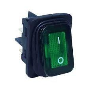 EMAS ANAHTAR 30X22 MM IP65 SİYAH GÖVDELİ YEŞİL 0-1 IŞKL A54B1Y11