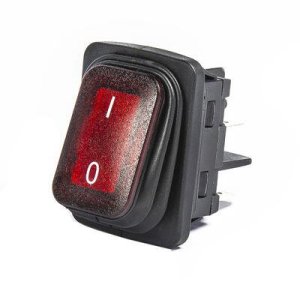 EMAS ANAHTAR 30*22 MM SİYAH GOV.2NO TER.KIRMIZI 0-1 IŞIKLI MIP65 A54B1K11