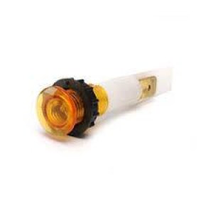 EMAS SİNYAL LEDLİ 10MM 24 V SARI 12.5 CM KABLO S100LS2