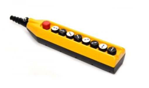 EMAS PL VİNÇ 9'LU ACİL 30 MM STOP ANAHTARLI TEK HIZ PV9E30B222AA20
