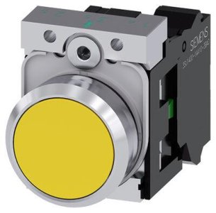 SIEMENS METAL KOMPLE YAY DÖNÜŞLÜ BUTONLAR SARI SIRIUS ACT