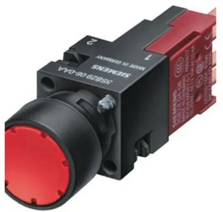 SIEMENS IŞIKLI BUTON KIRMIZI STOP 16MM