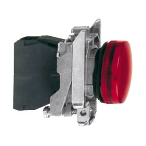 SCHNEIDER ELECTRIC ENTEGRE LED'Lİ KIRMIZI EKSİKSİZ PİLOT IŞIĞI 110...120V ÇAP 22 DÜZ LENS