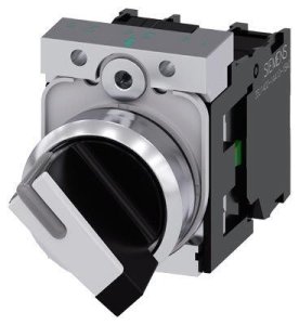 SIEMENS 0-1 POZISYONLU IŞIKLANDIRILABILIR KALICI MANDAL BUTON 1NO/1NC SIRIUS ACT METAL