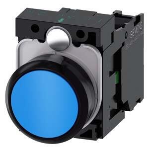 SIEMENS PLASTİK MAVİ KOMPLE YAY DÖNÜŞLÜ BUTONLAR 1NO SİRİUS ACT