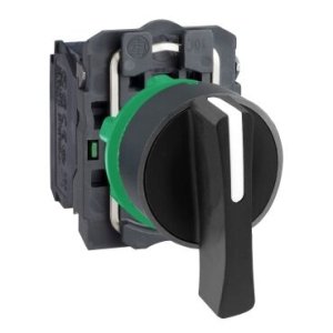 SCHNEIDER ELECTRIC SİYAH EKSİKSİZ MANDAL BUTON ÇAP 22 3 KONUMLU YAYLI DÖNÜŞ 2NA