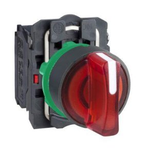 SCHNEIDER ELECTRIC KIRMIZI EKSİKSİZ IŞIKLI MANDAL BUTON ÇAP 22 3 KONUMLU SABİT 1NA+1NK 24V