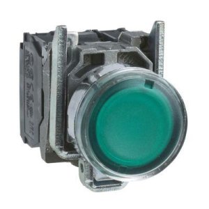 SCHNEIDER ELECTRIC IŞIKLI YAYLI BUTON YEŞİL 22 MM 230V AC LEDLİ