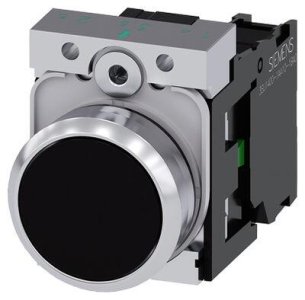 SIEMENS METAL KOMPLE YAY DÖNÜŞLÜ BUTONLAR SIYAH SIRIUS ACT