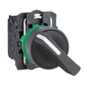 SCHNEIDER ELECTRIC SİYAH EKSİKSİZ MANDAL BUTON ÇAP 22 2 KONUMLU SABİT 1NA