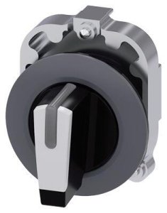 SIEMENS MANDAL BUTON YASSI TİP 1-0-2 BEYAZ MAT METAL