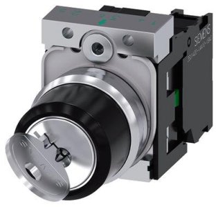 SIEMENS 0-1 POZİSYONLU KİLİTLİ MANDAL BUTON 1NO SİRİUS ACT METAL RONIS