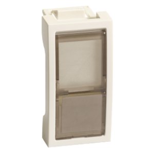 SCHNEIDER ELECTRIC PKS ULTRA KABLO KANALI İÇİN VERİ SOKETİ SÜRGÜLÜ 1 RJ45 BEYAZ 22,5X45 MM
