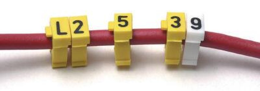 HELLERMANNTYTON 1,5-2,5MM2 0-9 ARASI KABLO İŞARETLEME(1000 ADET)