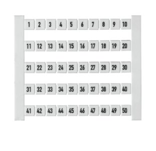 WEIDMULLER KLEMENS ETİKETİ DEK 5W 1-50 1 KUTU  (500 ADET)