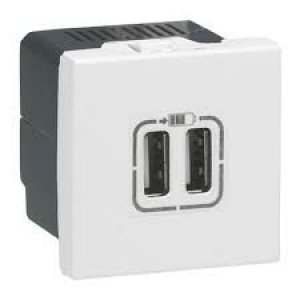 LEGRAND ARMADA İKİLİ USB ŞARJ BEYAZ