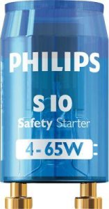 PHILIPS  STARTER S10 4-65W 220-240V BLUE LIS/12X25