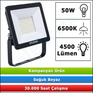 SYLVANİA 48963 SYLVANİA START ECO 50W 6500K BEYAZ IŞIK 4500LM 48963 LED PROJEKTÖR