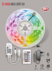 CATA AKILLI KUMANDALI RGB ŞERİT LED (5 METRE) CT-4030