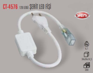 CATA ŞERİT LED FİŞİ (120 LEDLİ) CT-4576