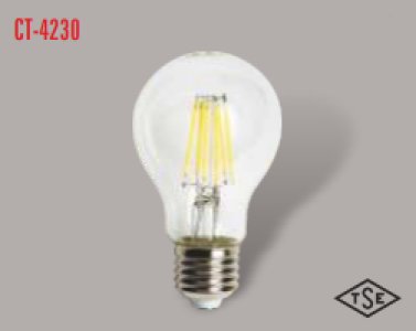 CATA UZUN FLAMENT 2700K SARI IŞIK E27 RUSTİK AMPÜL CT-4230