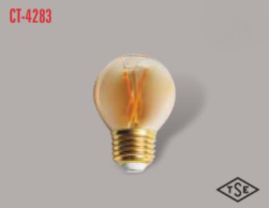 CATA UZUN FLAMENT 2700K SARI IŞIK E27 RUSTİK AMPÜL CT-4283