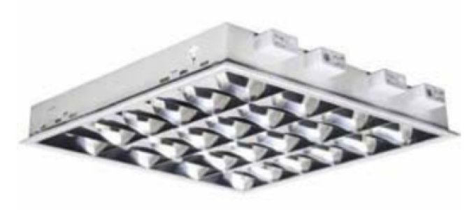 PELSAN TAVAN ARMATÜR 2X36W TLD 7 LAMELLİ SIVAALTI ELEKTRİK BALASTLI FLORESAN