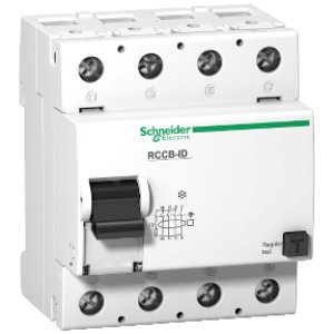 SCHNEIDER ELECTRIC REZİDÜEL AKIM DEVRE KESİCİ ID Fİ 4 KUTUP 125 A SINIF AC 300MA
