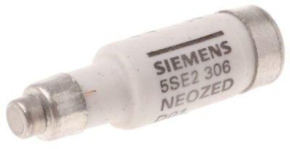 SIEMENS NEOZED SİGORTA BUŞONU D01 6 AMPER