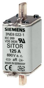 SIEMENS 125A BOY 00 SITOR SİGORTA 690V AC GR-GS