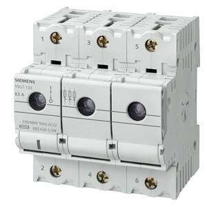 SIEMENS MİNİZED SİGORTA GÖVDESİ D02 , 3F+N 63A