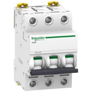 SCHNEIDER ELECTRIC A9F74310 3X10A 6KA İC60N C TİPİ OTOMATİK SİGORTA