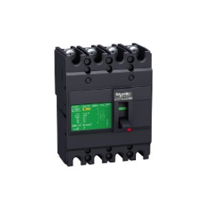 SCHNEIDER ELECTRIC DEVRE KESİCİ EASYPACT EZC100H TMD 100 A 4 KUTUP 3D