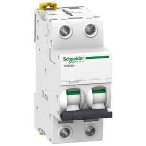 SCHNEIDER ELECTRIC A9F90210 2X10A MA EĞRİSİ İC60L MİNYATÜR DEVRE KESİCİ