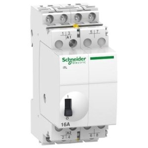 SCHNEIDER ELECTRIC A9C30814 DARBE RÖLESİ İTL 4P 4 NA 16A BOBİN 110 VDC 230...240 VAC 50/60HZ